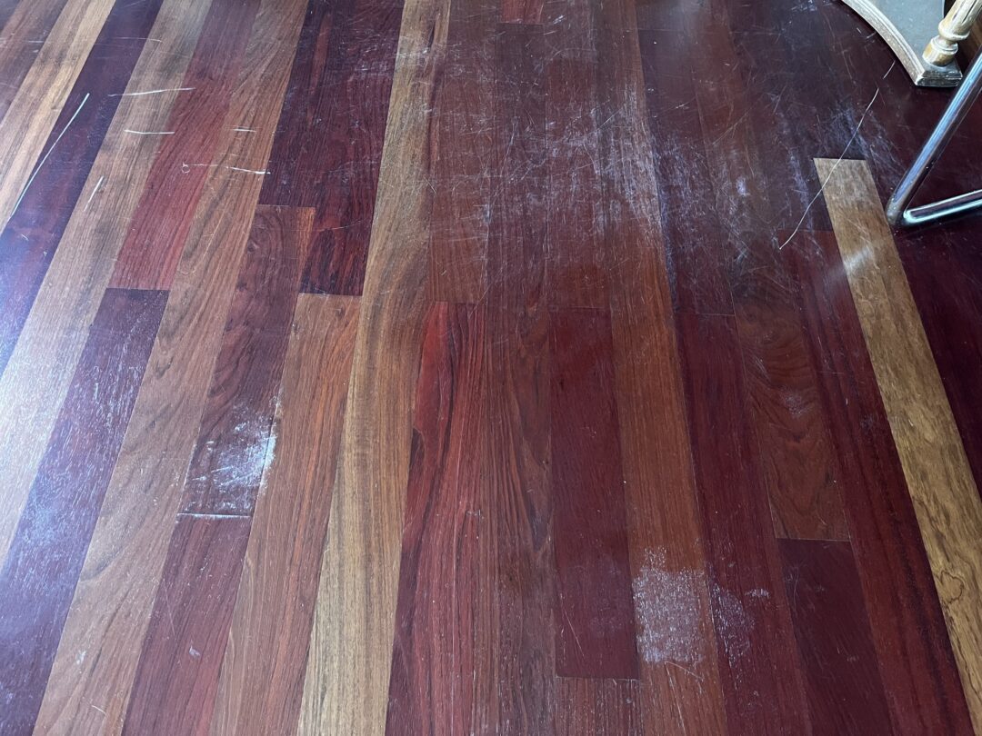 Scratches, Scuffs, and Squatters, OH MY! ugly floor contest entry photo